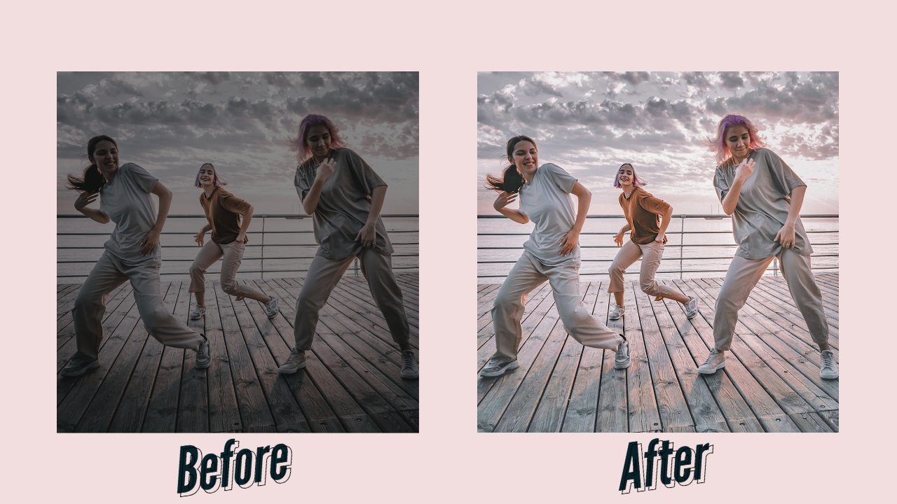 Photo Editing Before & After